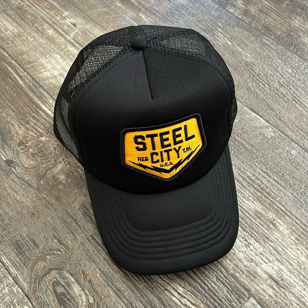 Steel City Trucker Hat 🖤💛